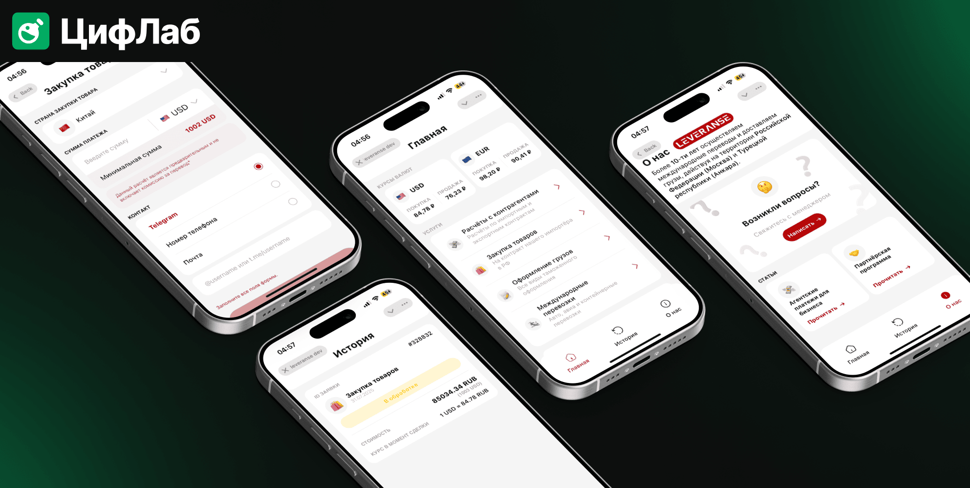 Telegram-приложение для ВЭД-компании